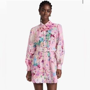 Hemant & Nandita Floral Pink Dress April dress NWT